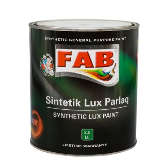 FAB SİNTETİK LUX PARLAQ BOYA